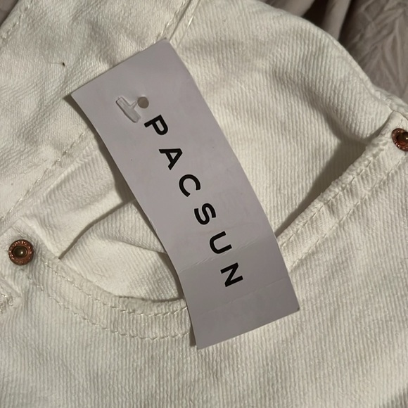 Pac Sun 90s boyfriend jeans - white size 27 - Picture 4 of 4